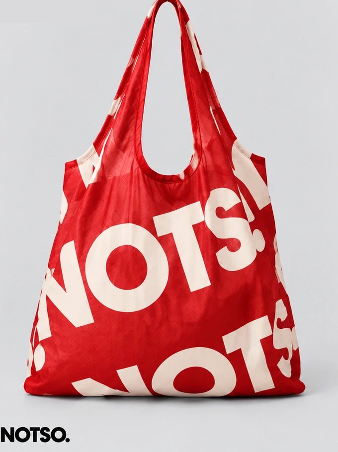 Red NOTSO. bag